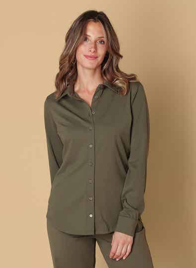 Ivy Beau Blouse Sumi - Olive
