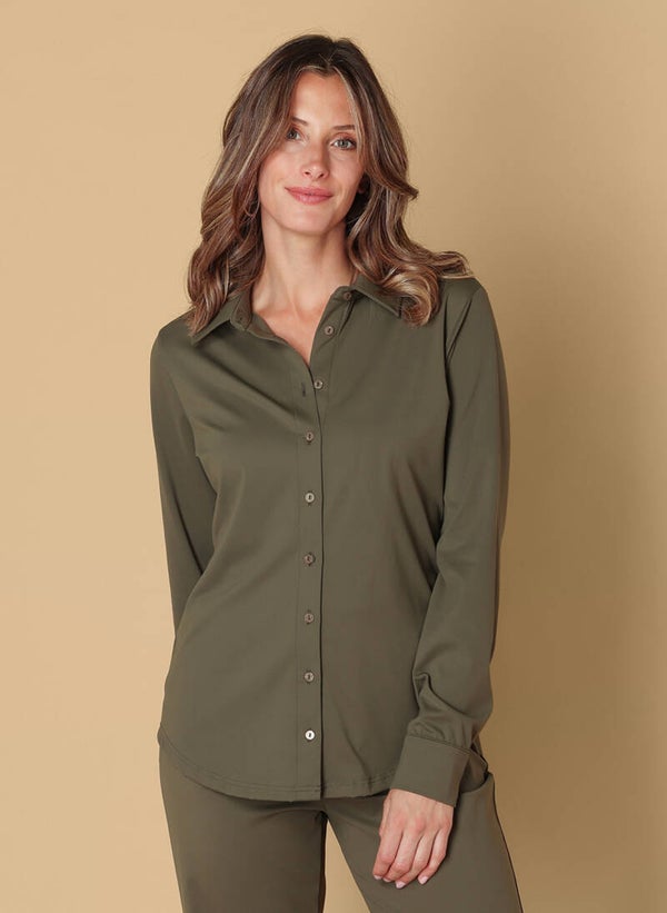 Ivy Beau Blouse Sumi - Olive