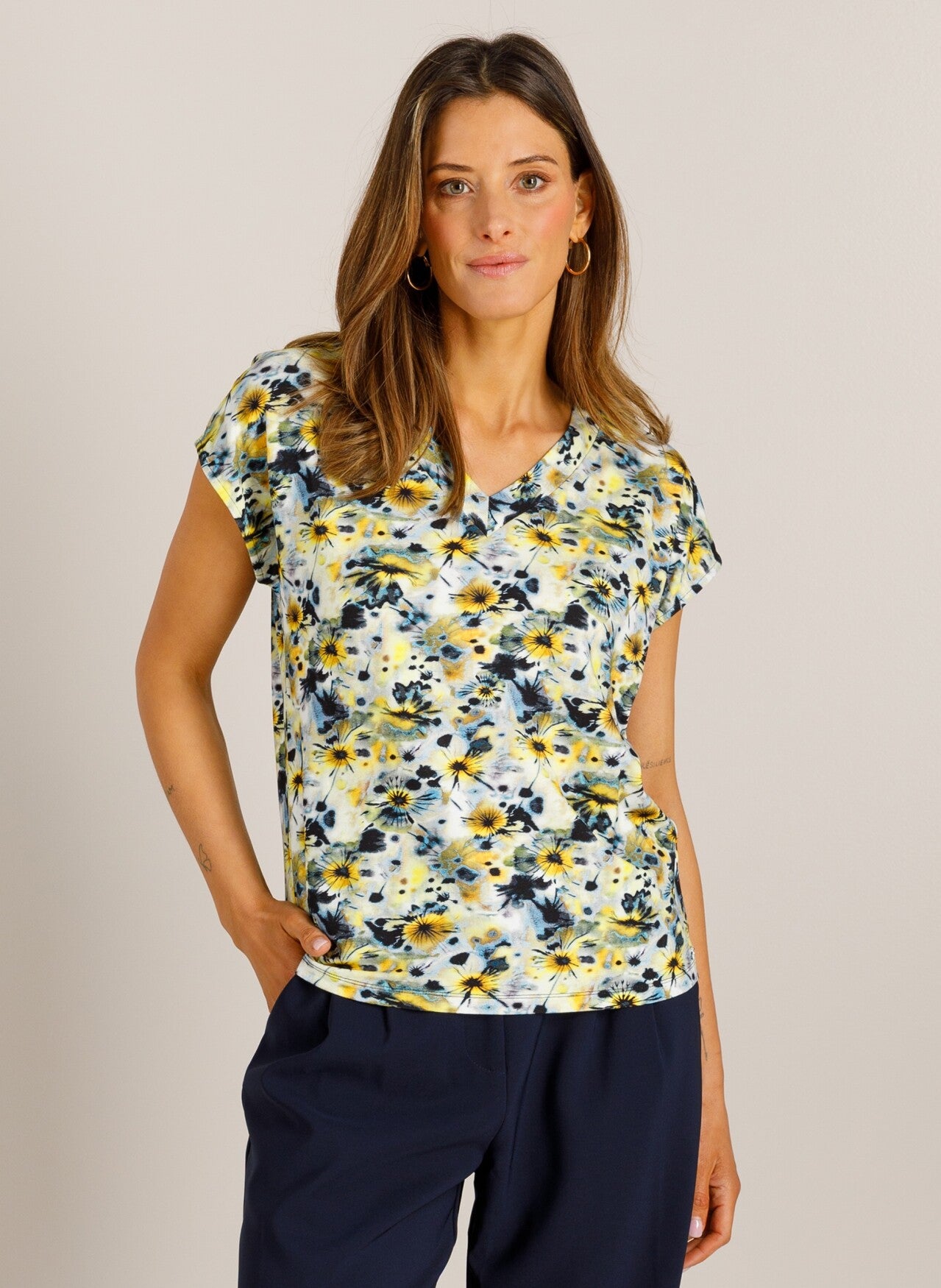 Ivy Beau Shirt Vyella - Multicolour