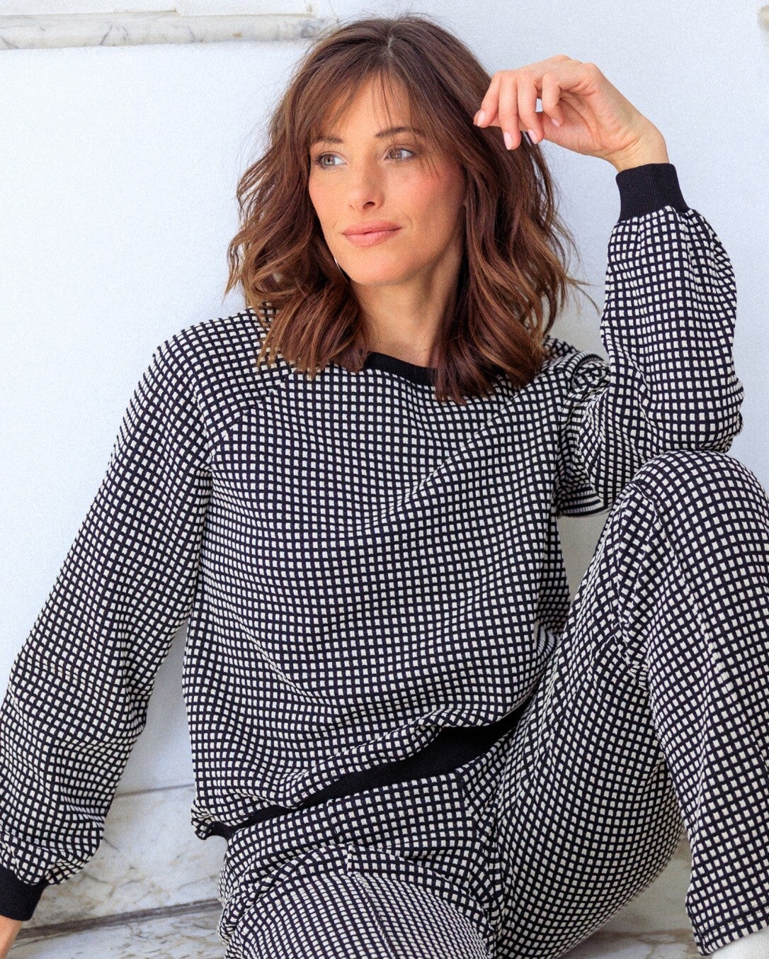 Ivy Beau Sweater Sabien - Black & White