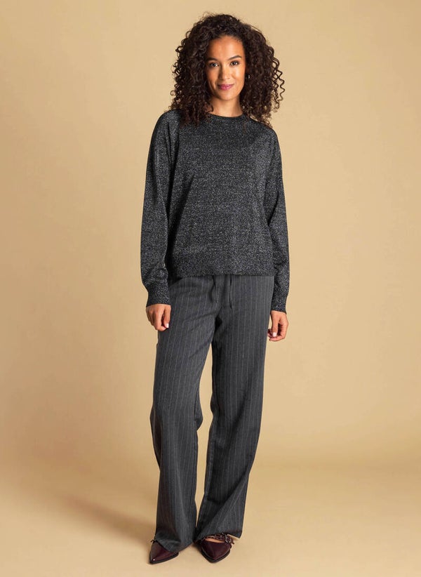 Ivy Beau Top Ashley - Black Silver