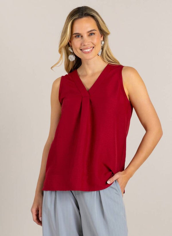 Ivy Beau Top Geneva - Dark Red