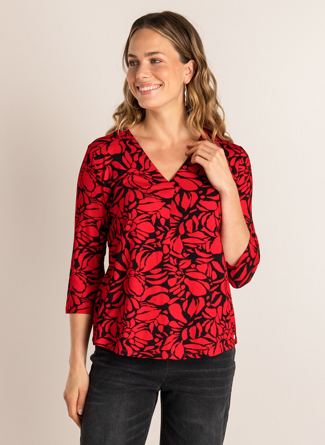 Ivy Beau Top Sylvia - Rood