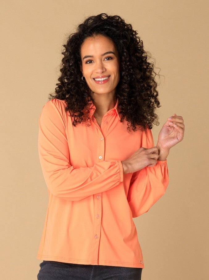 Ivy Beau Blouse Pebbe - Travel Orange Melon