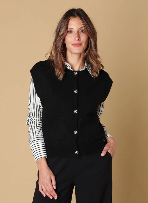 Ivy Beau Vest Stella - Black