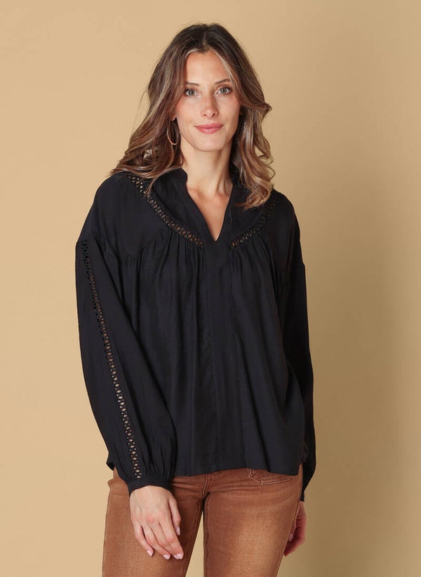 Ivy Beau Blouse Soumia - Black