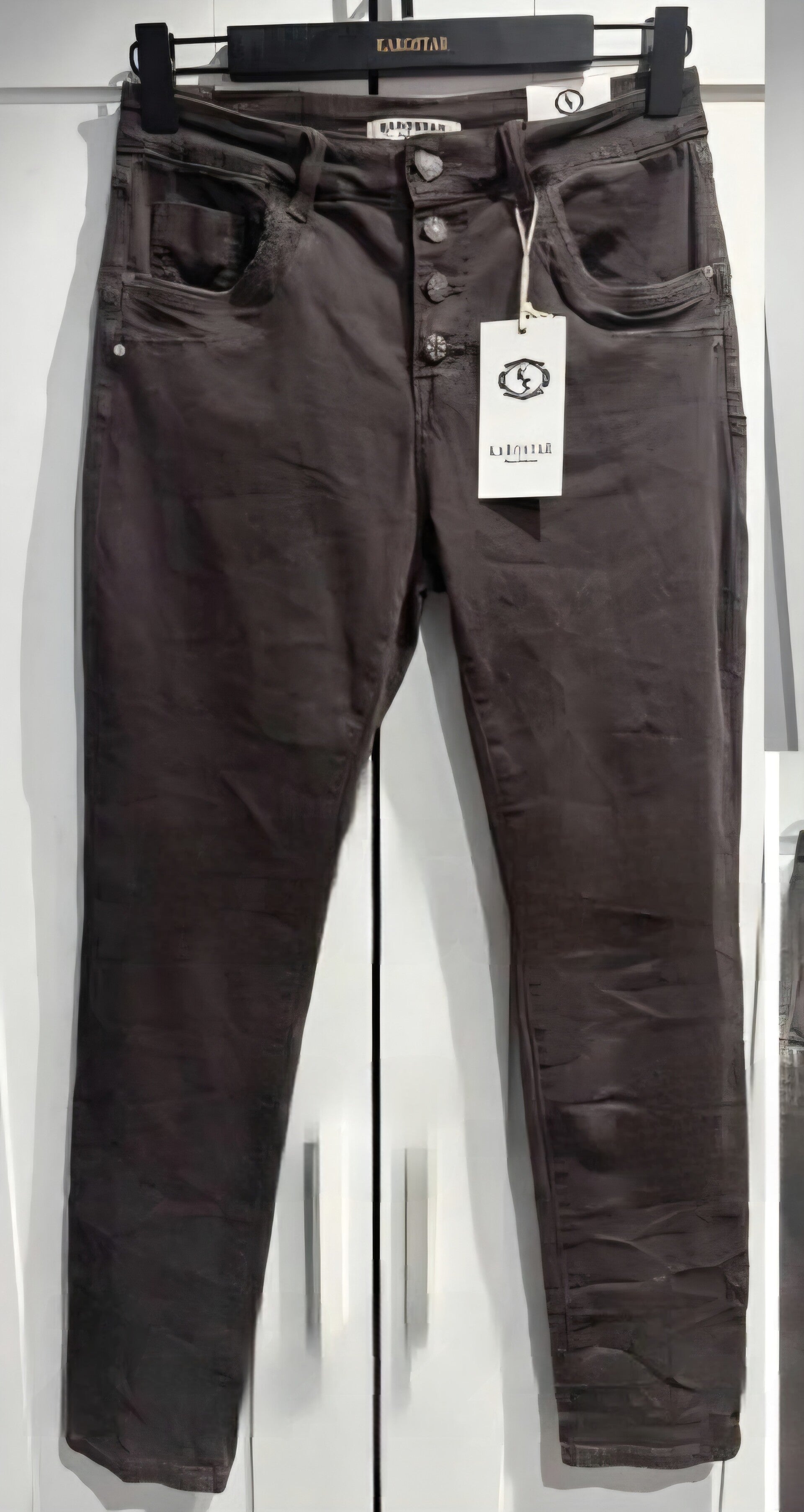 Karostar Jeans - Dark Braun Knopen (K358B-7/ K2800-7)