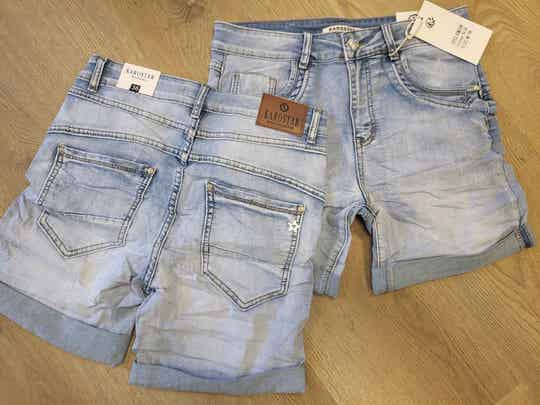 Karostar Shorts - Light Denim Rits (KSM2787)