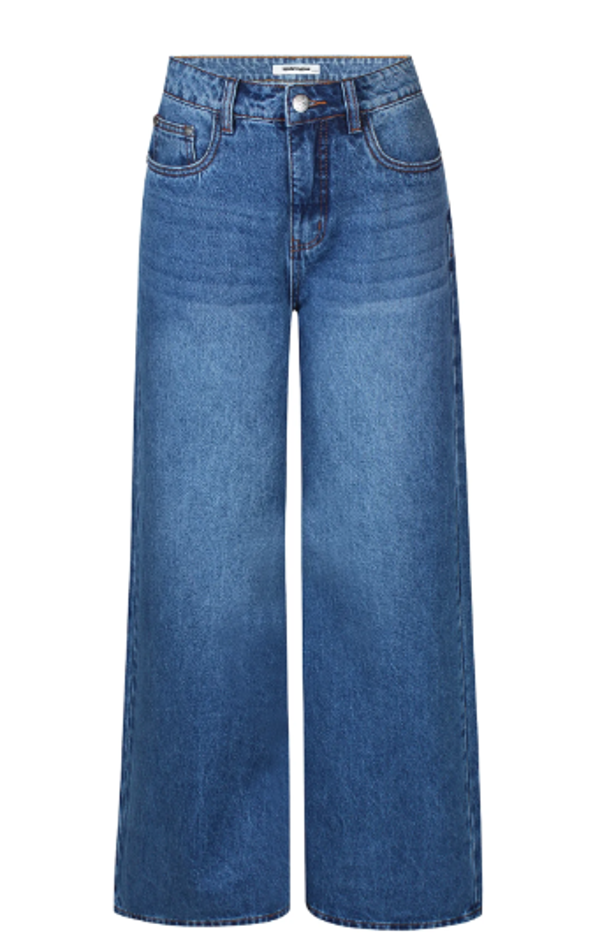 MADE PUBLIC Jeans - Wide Leg Mid Blue