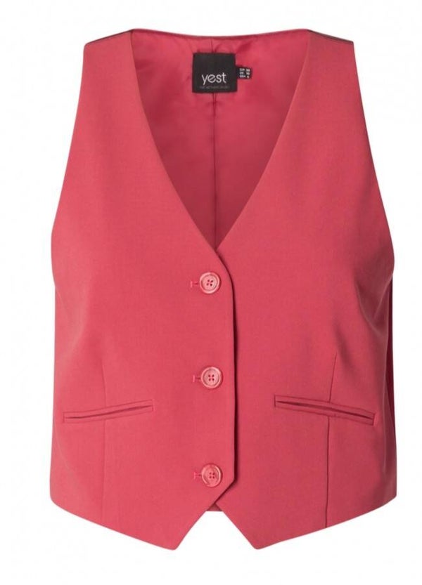 Yest Gilet Gulcan - Rosewood