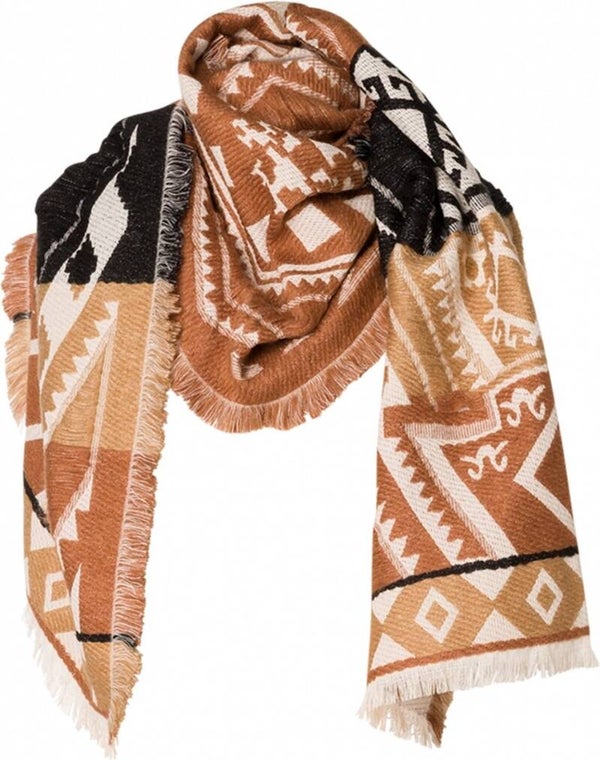 Yest Sjaal Sijgje - Warm Brown Multi