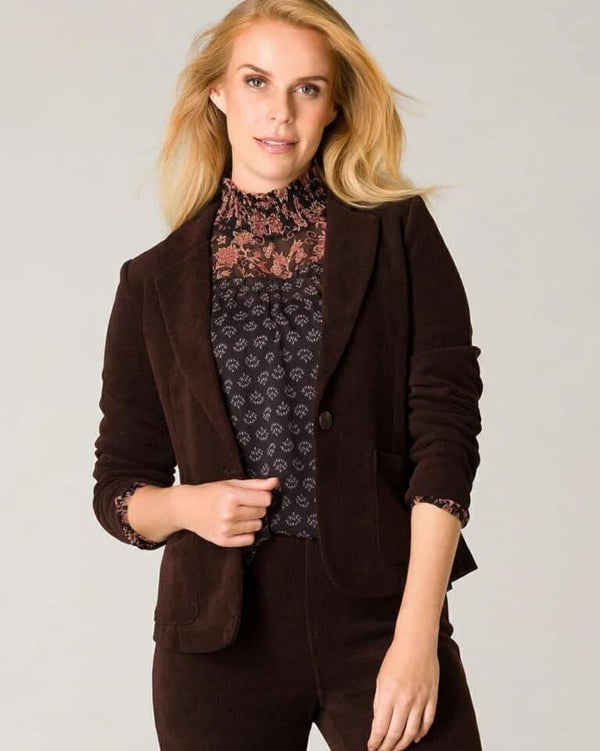 Yest Blazer Claudia - Corduroy Braun