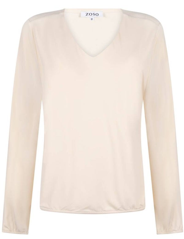 Zoso Blouse Josine - Ivory Travel