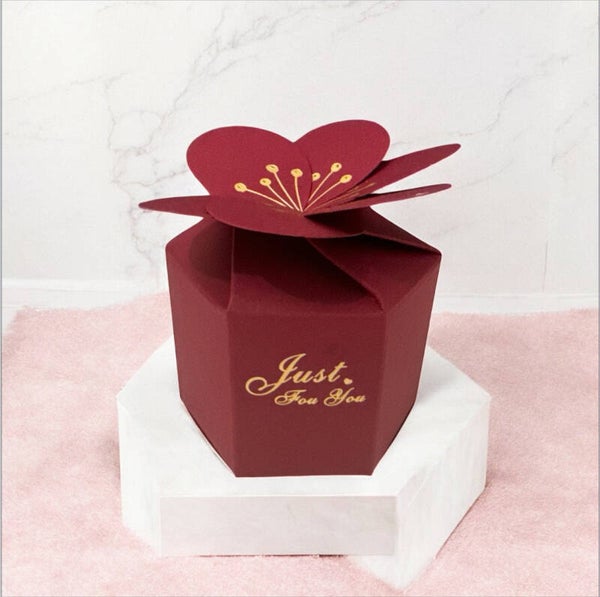Fondant, parfumé Monoï boite rouge fleurs