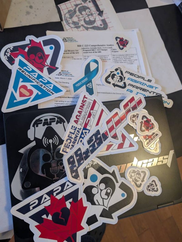 PAPA UV Stickers & Decals