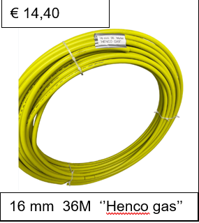 16mm henco gas 36 meter