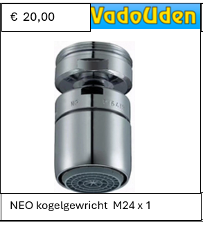NEO kogelgewricht M24 x 1