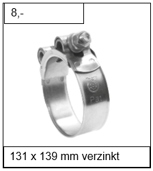 Breedband verzinkt 131 x 139 mm