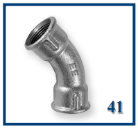 bocht 2 x binnendraad NR 41