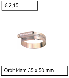 Orbit staal verzinkt 35 x 50 mm
