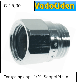 NEO terugslagklep 1/2'' seppelfricke