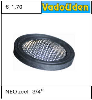NEO zeef 3/4''