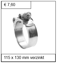 Breedband verzinkt 115 x 130 mm