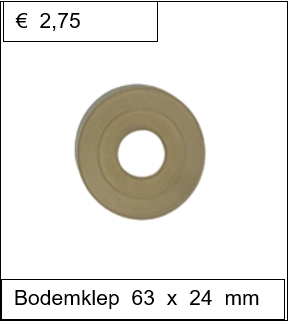 Bodemklep 63 x 24 mm