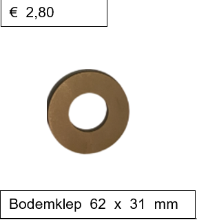Bodemklep 62 x 31 mm