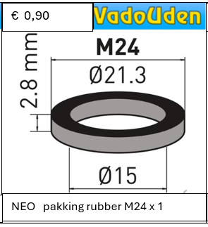 NEO pakking rubber M24 x 1