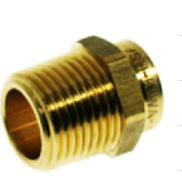 Messing soldeer puntstuk conisch