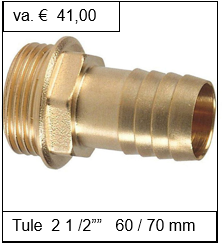 Slangtule 2 1/2'' x 60/70mm
