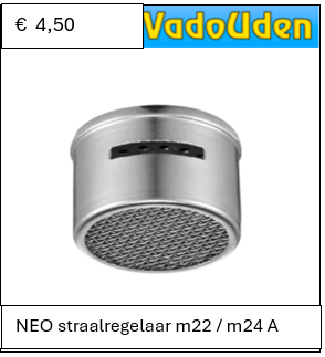 NEO straalregelaar m22 / m24 A