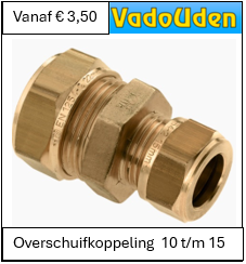 Overschuifkoppeling  10 t/m 15