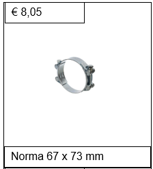 Norma breedband verzikt 67 x 73 mm