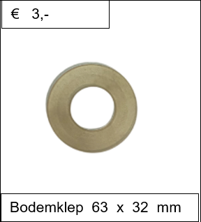 Bodemklep 63 x 32 mm