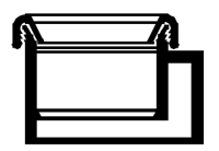 Verloopring inzet spie x manchet
