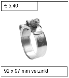 Breedband verzinkt 92 x 97 mm