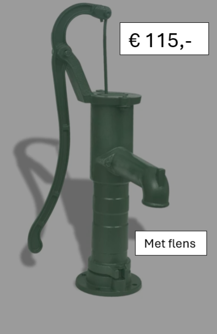 Handzwengelpomp NP75 voetflens