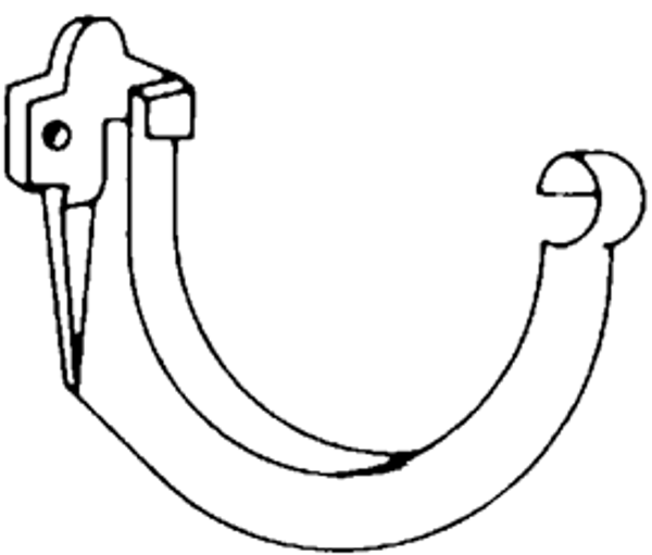 Nicoll beugel voor goot