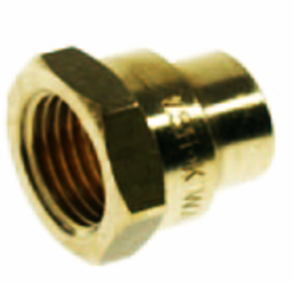 Messing soldeer schroefbus