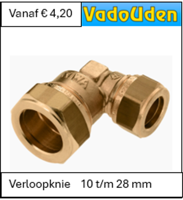 Verloopknie    10 t/m 28 mm