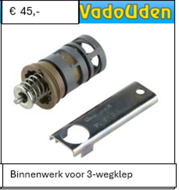 Binnenwerk voor 3-wegklep VCZZ6005/U