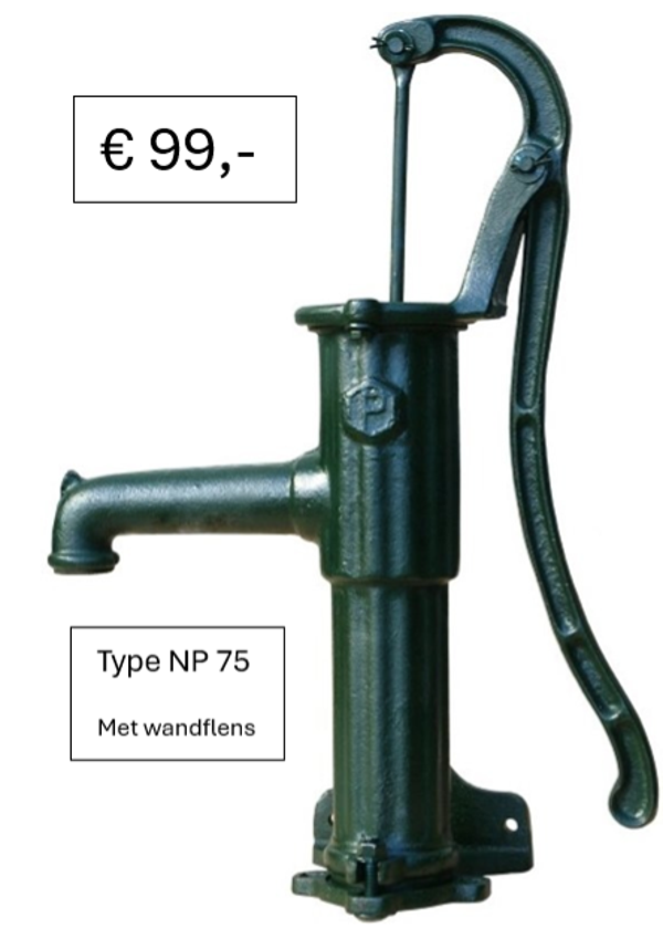 Handzwengelpomp Wand NP75