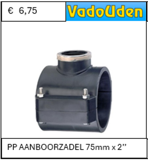 PP AANBOORZADEL 75mm x 2’’