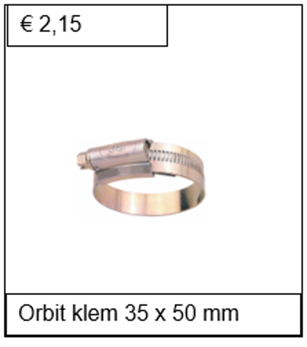 Orbit staal verzinkt 35 x 50 mm