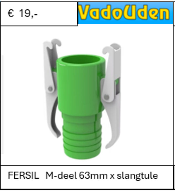 FERSIL   M-deel 63mm x slangtule