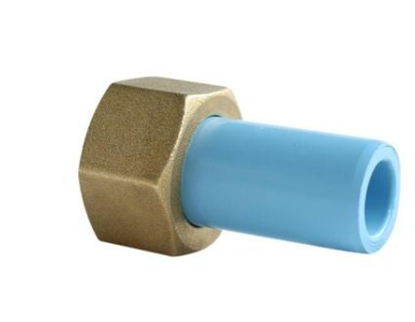 GIRAIR 3/3 delig koppeling messing wartel