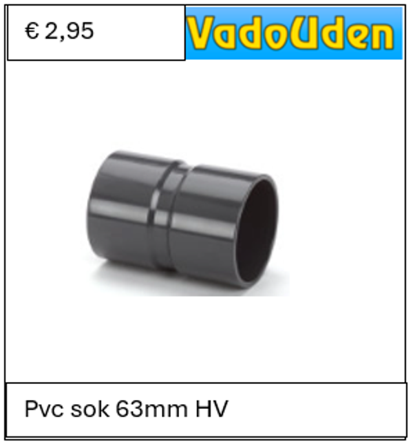 Pvc sok 63mm HV 10 ATO