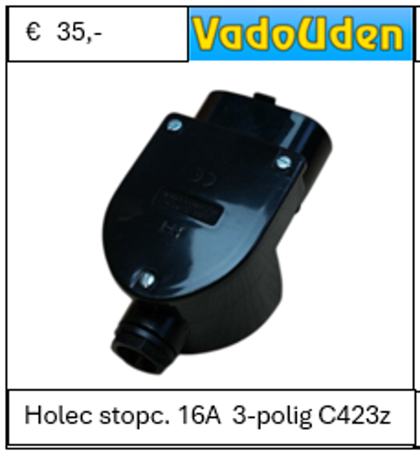 Holec stopc. 16A  3-polig C423z